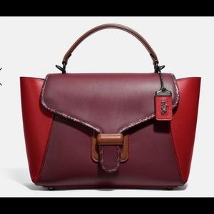 COPY - BNWT Coach Courier Carryall Colorblock Leather